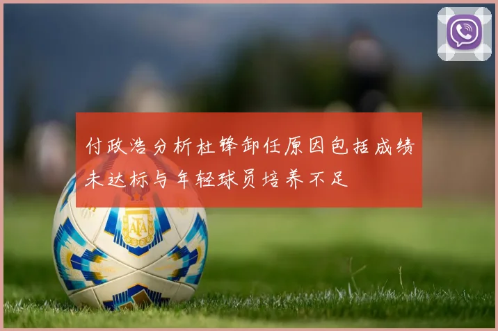 付政浩分析杜锋卸任原因包括成绩未达标与年轻球员培养不足
